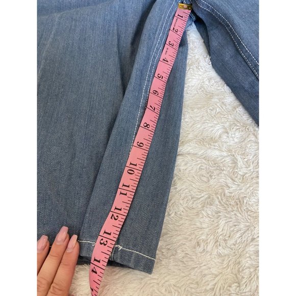 Member’s Property Men’s Blue Denim Shorts Size 40 - Picture 5 of 5